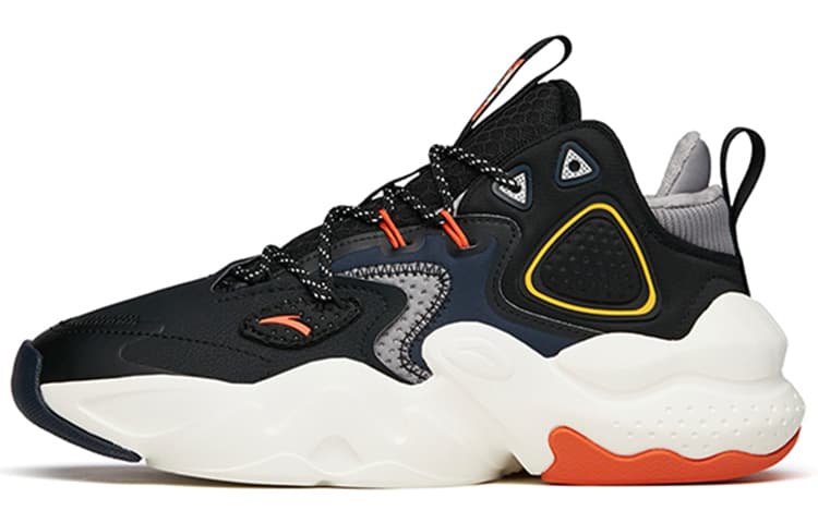 Anta Bastard Peak 2 Low-Top Skateboard Shoes Men's Black Gray 2