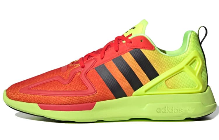 Zx 2K Adidas Originals Flux 'Solar Yellow Hi-Res Red'