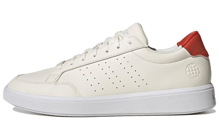 Adidas Neo Nova Court Lifestyle Vegan 'Beige Red' 2