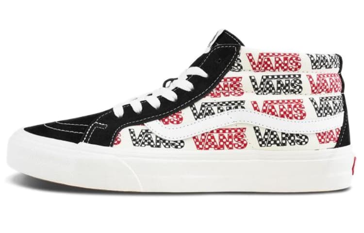 Vans SK8 Mid Reissue Black And White 2