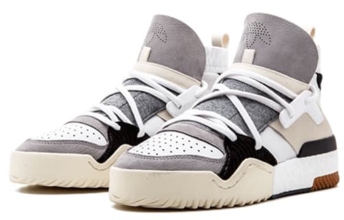 Adidas Originals Aw BBall Alexander Wang Grey Cream 3