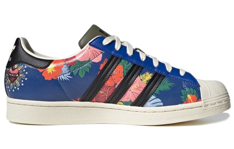 Adidas Originals Superstar Shoes 'Red Black Blue' 3