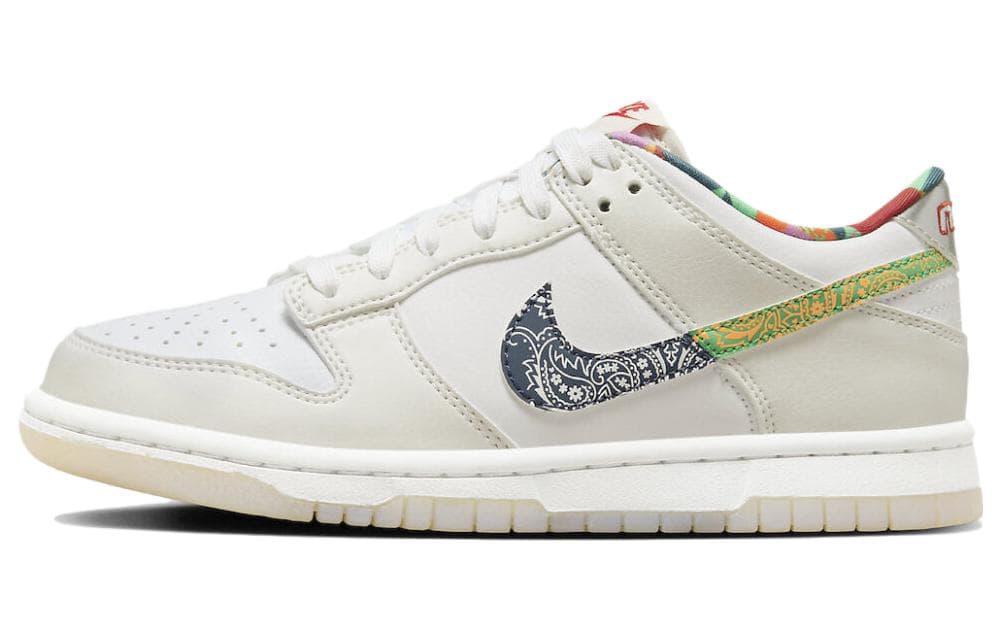 Nike Dunk Low White Multi-Color Paisley GS
