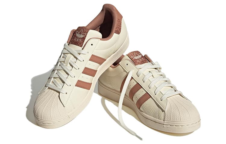 Superstar Adidas Originals 'Laser Cut Embossed - Chalk Clear Strata' 6