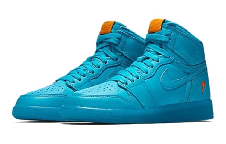Jordan 1 Retro High Gatorade Blue Lagoon GS 4