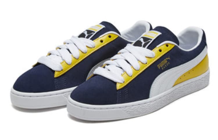 PUMA Suede Classic Block 'Blue Yellow' Women's 5