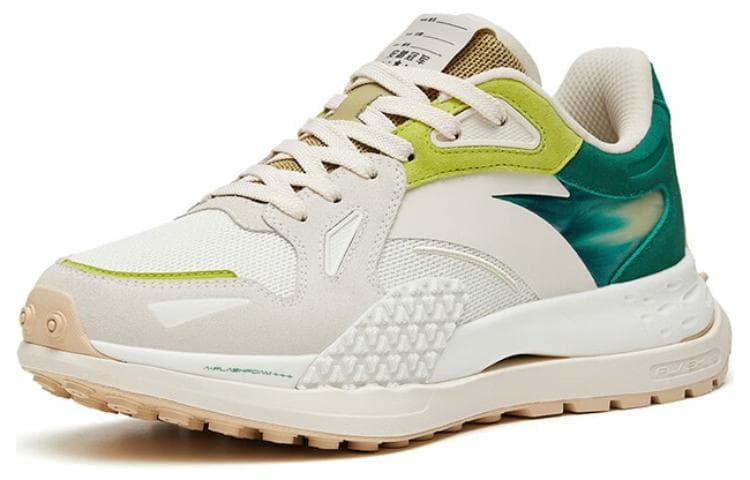 Anta Champion Series Star 202 Anti-Slip Wear-Resistant Low-Top Sports Casual Shoes Men's White Green 4