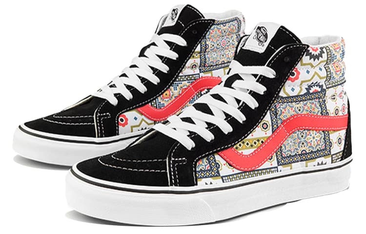 Sk8 Vans-Hi Reissue 'Moroccan Tile Check - Orange' 5
