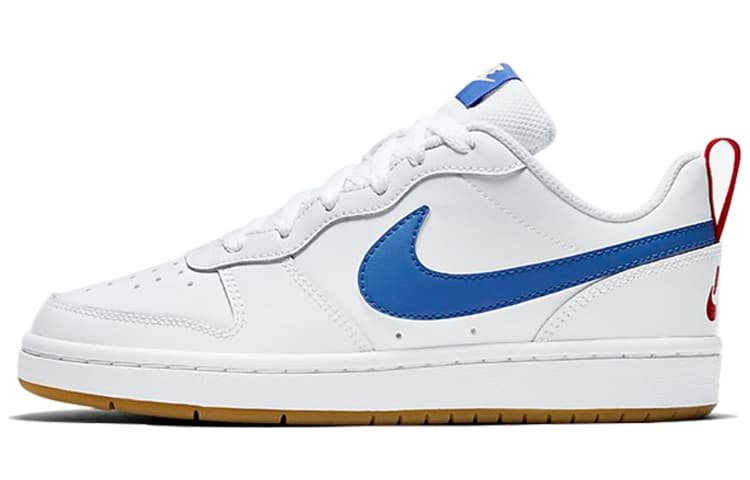 Nike Court Borough Low 2 'White Blue Red' GS 2