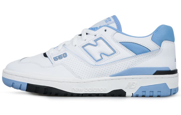 New Balance 550 Unc White University Blue