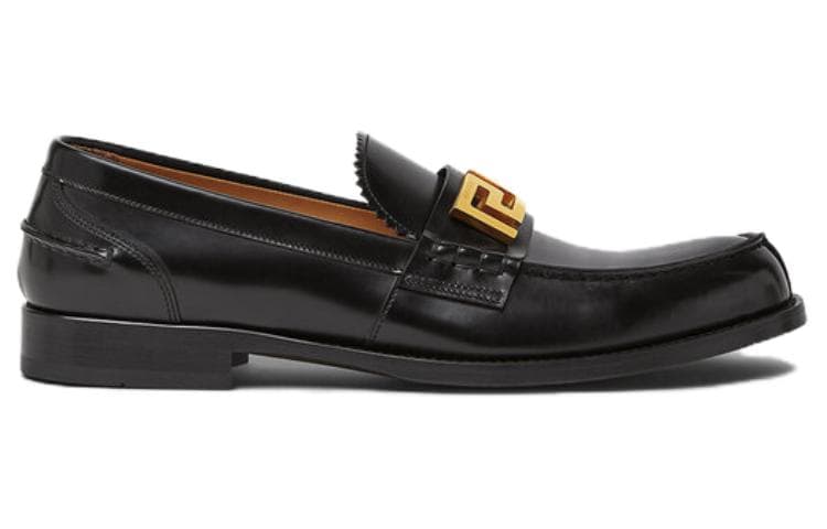 VERSACE Greca Loafer 'Black Gold' 4