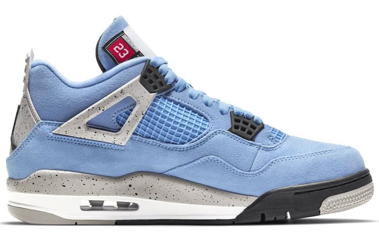 JORDAN 4 Retro University Blue 3