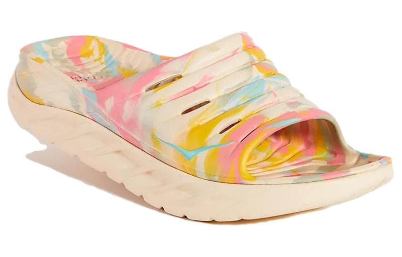 HOKA ONE ONE Ora Recovery Slide Free People Movement Luna Marbled 6