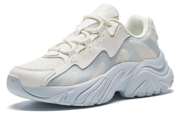 Anta Rabbit Shoes Wear-Resistant Slip-Resistant Low-Top Chunky Sneakers Women's White 6