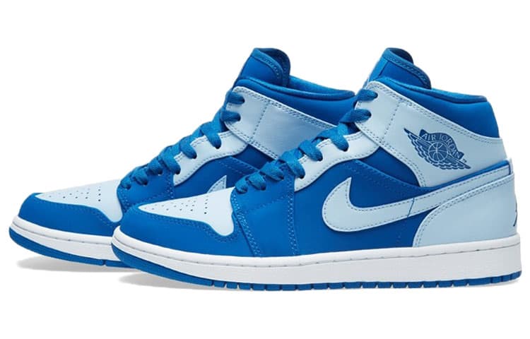 Jordan 1 Retro Mid Team Royal Ice Blue 4