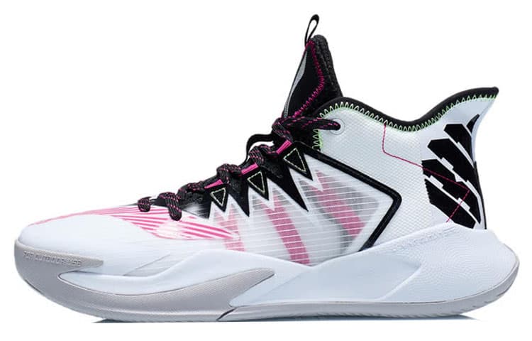 LiNing Storm 2021 Slip Resistant Lightweight Rebound Mid Top Basketball Shoes Men's