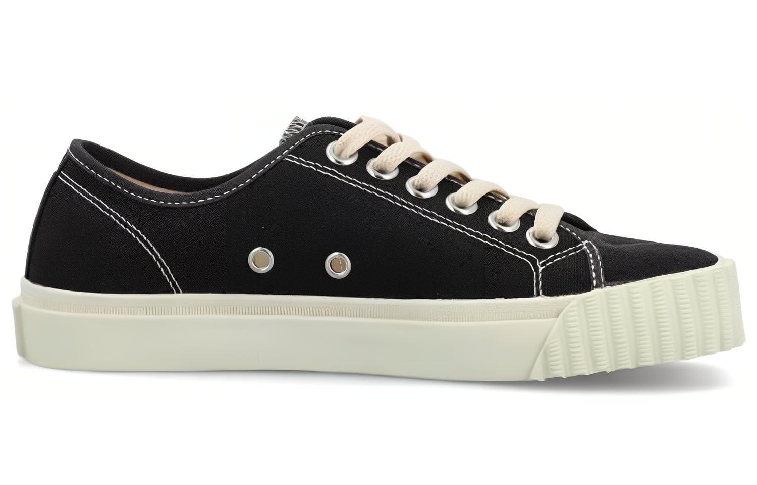 Maison Margiela Tabi Low Top Black White Women's 3