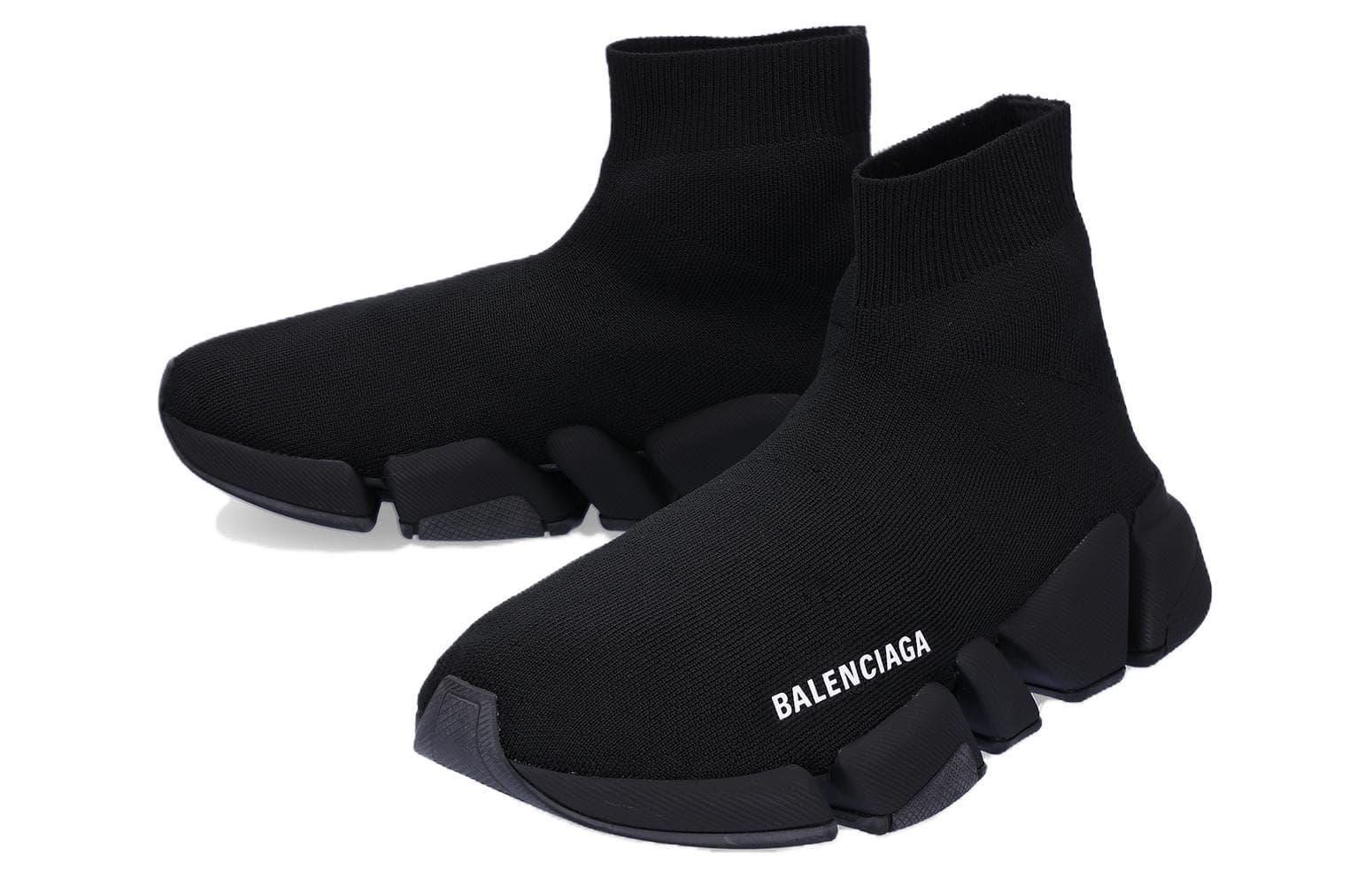Balenciaga Speed 2.0 Sneaker 'Black Recycled Knit' Women's 4