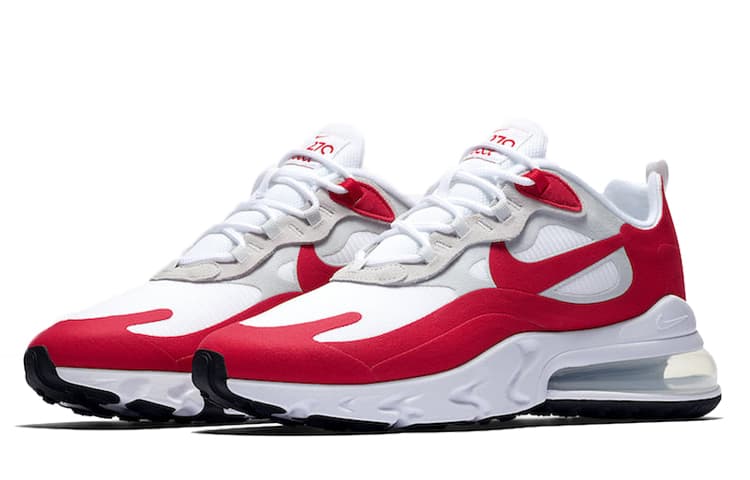 Nike Air Max 270 React White University Red 5