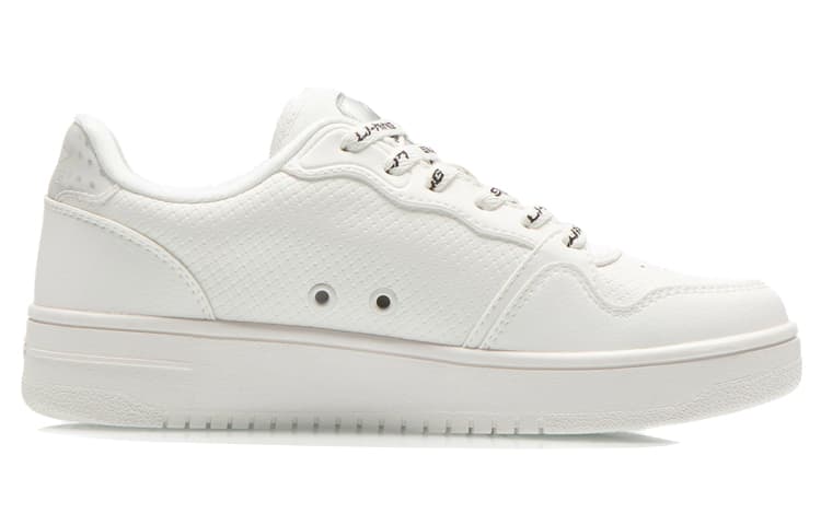 LINING Skateboard Shoes Women's Low-Top Mist White 3