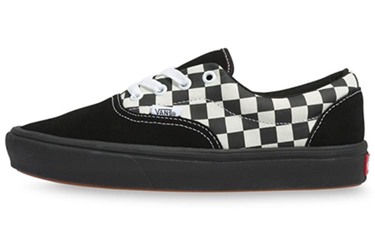 Vans Era ComfyCush Mixed Media Checkerboard Black White 2