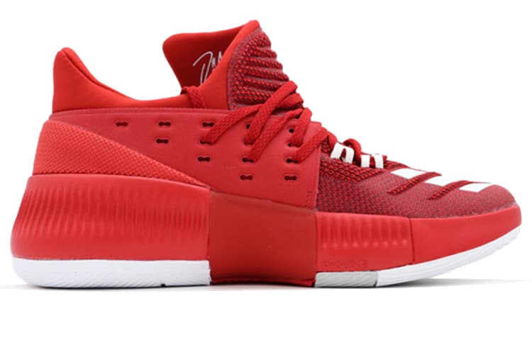 Adidas Dame 3 Power Red 4