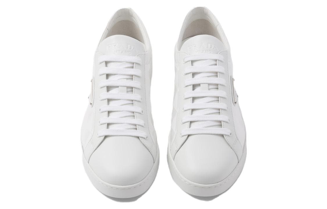 PRADA Triangle-logo Lace-up Sneakers 6