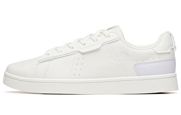 Anta Low-Top Skateboard Shoes Women's White Purple