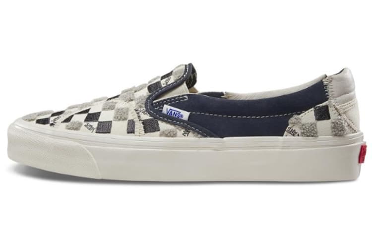 Vans Classic Slip On Lx 'Bricolage Pack   Ebony' 2