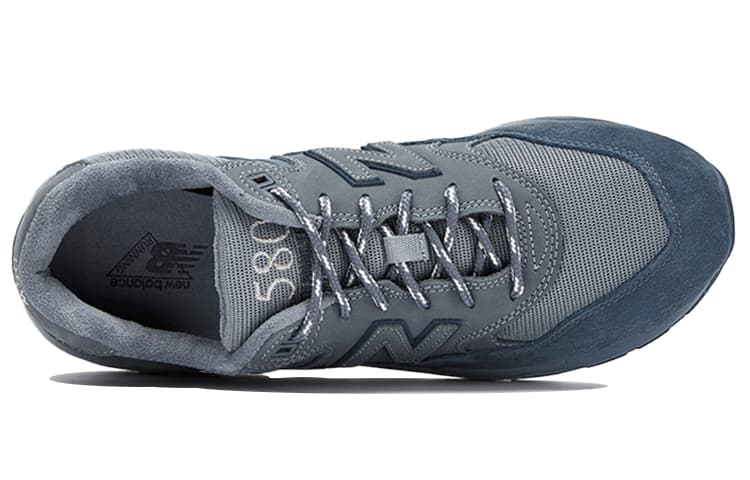 New Balance 580 Series Non Slip Breathable Low Tops Retro Blue 5