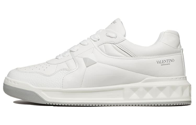 Valentino One Stud Low 'White Grey' 2023 2