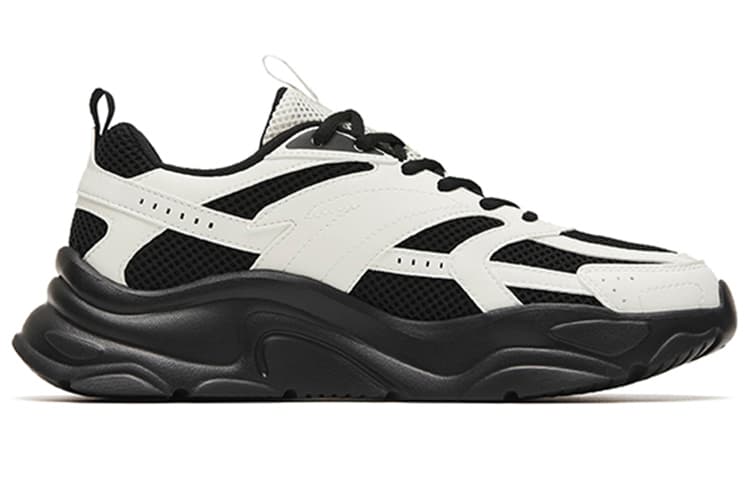 Anta Life Collection Low-Top Casual Shoes Women's Black White 4