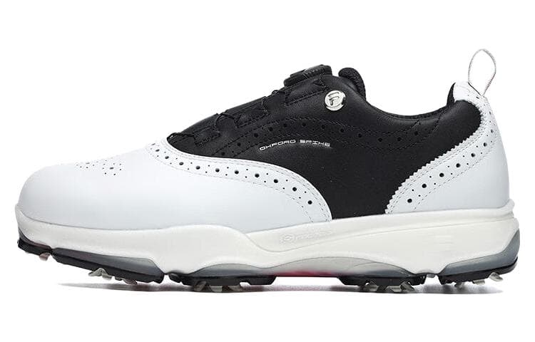 FILA Golf Oxford Spike Sneakers 'White Black' 2