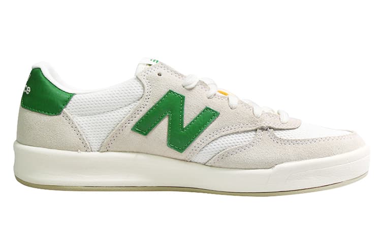 New Balance 300 Series Retro Low Tops Casual Skateboarding Shoes Unisex White Green 3