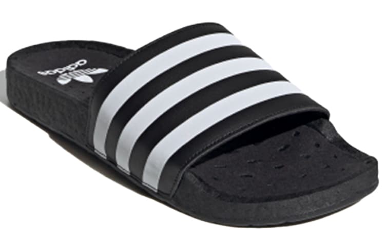 Adidas Adilette Boost Slides 'Core Black White' 6
