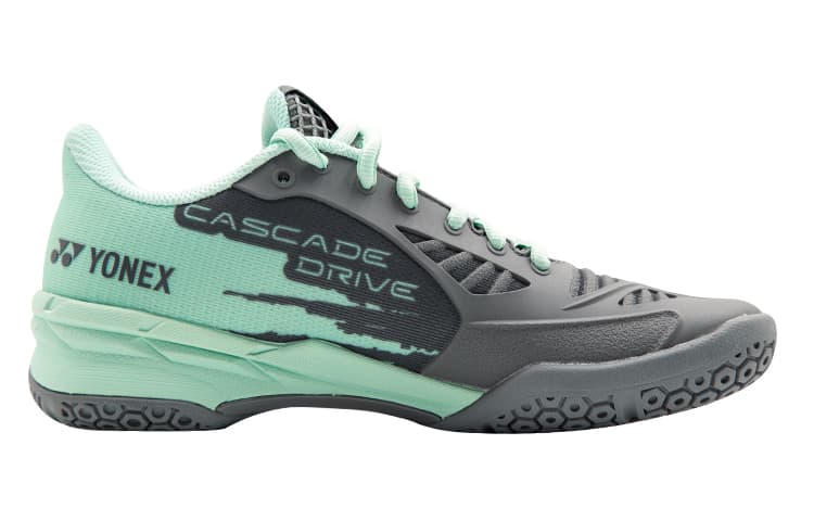YONEX Power Cushion Badminton Shoes Unisex Low-Top Gray Light Green 3