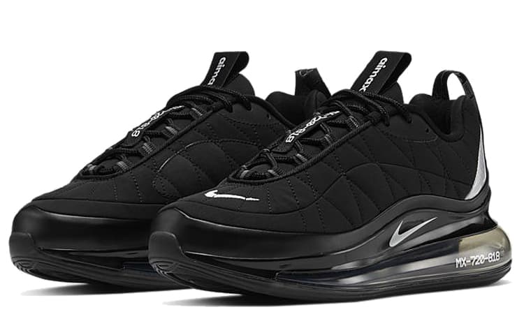Nike Mx 720 818 Black Metallic Silver Women's 6