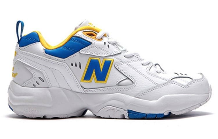 New Balance NB 608 Low-Top Training Shoes Women's White Blue 4