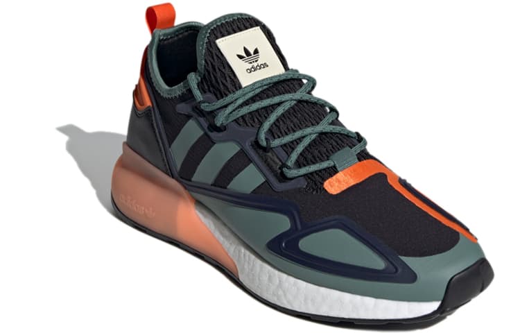 Adidas Originals Zx 2K Boost Black Tech Emerald 6