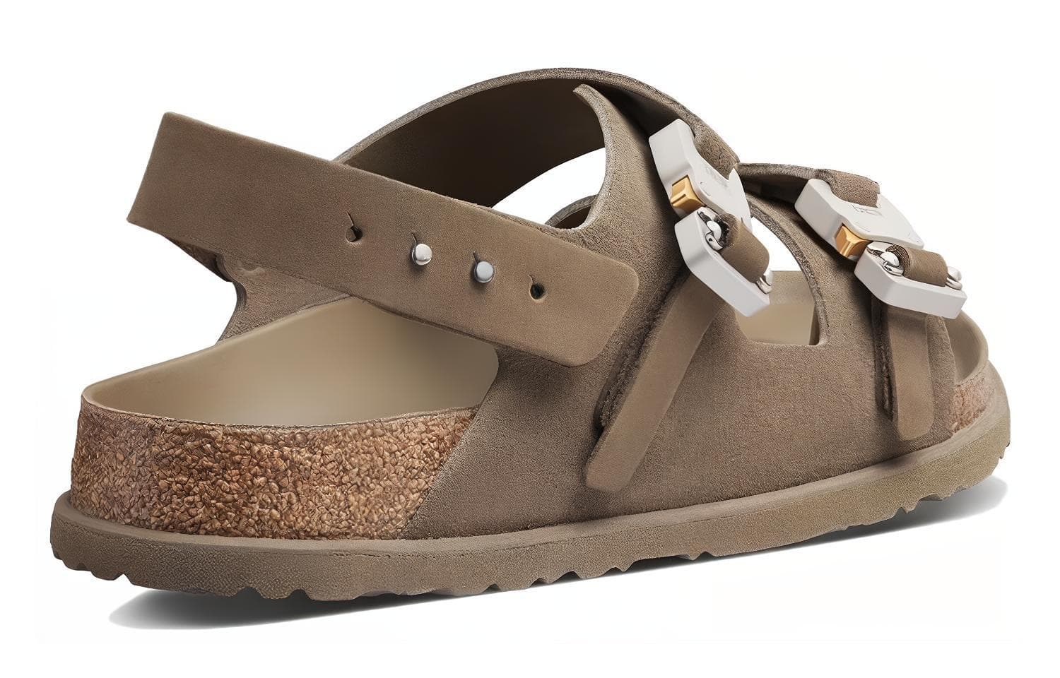 Birkenstock x DIOR Milano Leather Flat Casual Fashion Sandals Men's Khaki 6