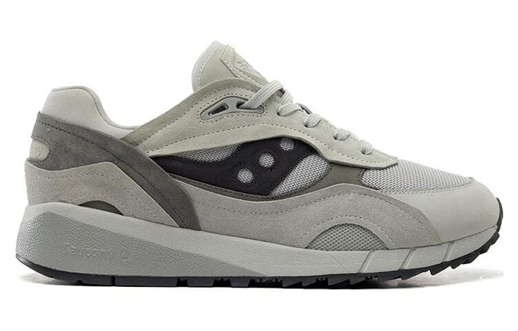 Saucony Shadow 6000 Cushioning Anti-Slip Wear-Resistant Breathability Low-Top Casual Shoes Unisex Gray 3