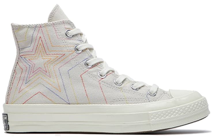 Converse Chuck Taylor All Star 70 Hi Exploding Star White Women's 4