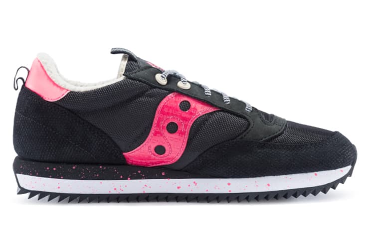 Saucony Jazz Original Running Shoes Men Low-Top Black/Red 3