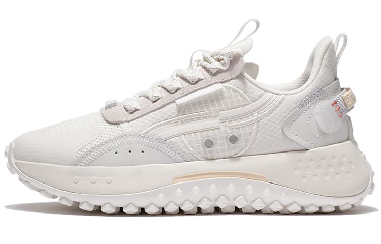 LiNing CF Cushioning Anti-Slip And Wear-Resistant Low-Top Casual Shoes Women's Mist White 2