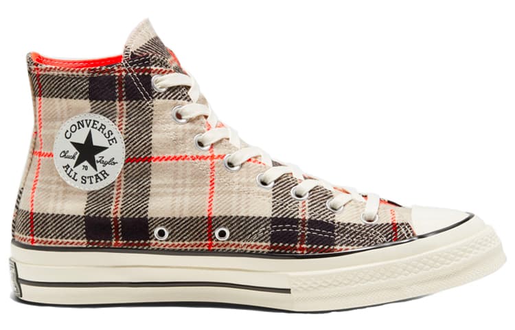 Converse Plaid Chuck 1970s 'Creamwhite Gray' 3