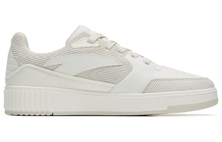 Anta 982 Low-Top Skateboard Shoes Men's White Gray 4