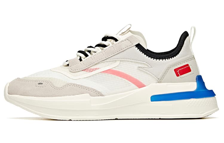 Anta Cushioning Anti-Slip Wear-Resistant Breathability Low-Top Casual Shoes Men's White Gray 2
