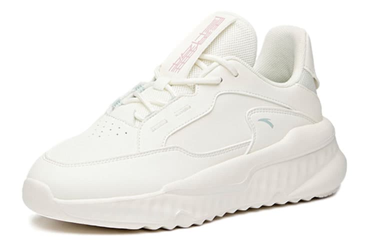 Anta Unruly Series Cushioning Anti-Slip Wear-Resistant Breathability Low-Top Sports Casual Shoes Women's White 4