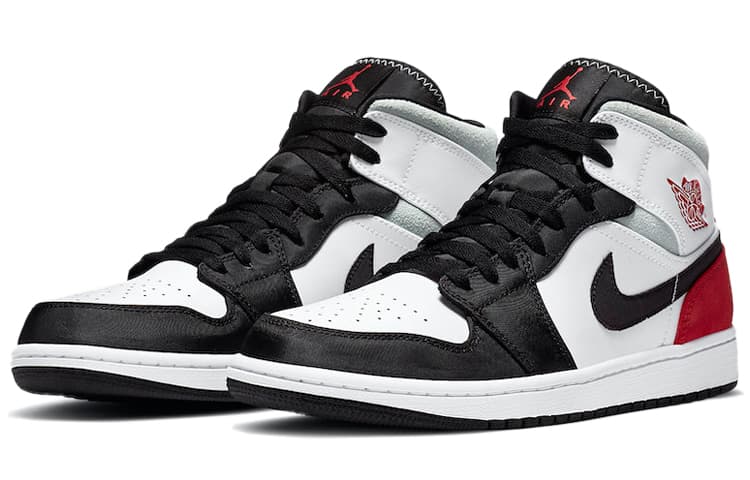 Jordan 1 Mid SE Red Black Toe 6