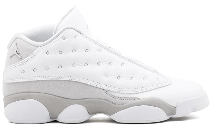 Jordan 13 Retro Low Pure Platinum GS 4